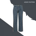 Louis Vuitton Jeans Ash Silk Jacquard Side Webbing