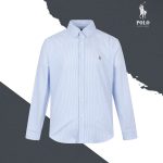 Ralph Lauren Shirt Red Cotton Pure Jacquard Oxford Cloth