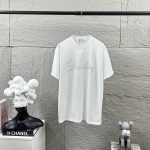 Dior Short-Sleeved T-Shirt Black Cotton Pure Simple And Elegant Spring Summer