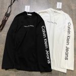 Calvin Klein Long Sleeves Black Cotton Pure