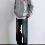 Jordan Hoodie Black Cotton Autumn Embroidery