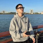 Adidas Hoodie Red Cotton Autumn