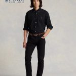 Ralph Lauren Long-Sleeved Shirt Red Multiple Colors Available Embroidery