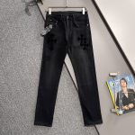 Chrome Hearts Pants Ash Cotton Plain Weave Denim A Touch Of Understated Luxury