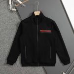 Prada Outerwear Red Cotton Pure Autumn Early
