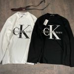 Calvin Klein Long Sleeves Red Cotton Pure
