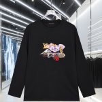 Louis Vuitton Cotton Long-Sleeved T-Shirt For Fall