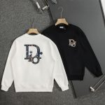 Dior Sweatshirt Ash 3D Embossing