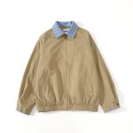 Miu Jacket Red Retro Plaid Patch