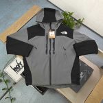 The North Face Jacket Red Clean Lines Street Style Autumn Winter Color Blocking Zippered Pocket
