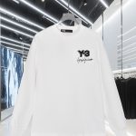 Yohji Yamamoto Cotton Long-Sleeved T-Shirt For Autumn