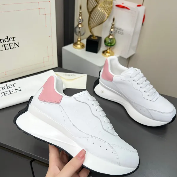 Alexander Mcqueen Casual Shoes Ash Sheepskin Cowhide Lace