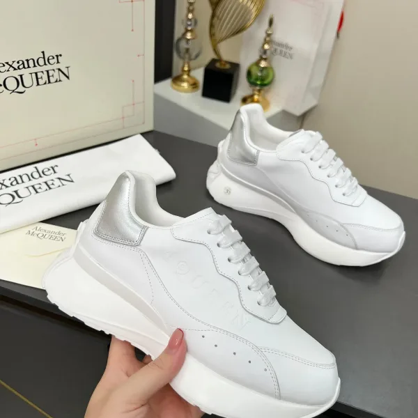Alexander Mcqueen Casual Shoes Ash Sheepskin Cowhide Lace