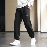 Adidas Short-Sleeved Shirts Black Cotton Spring Autumn