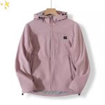Express Windbreaker Red Fleece Side Pockets