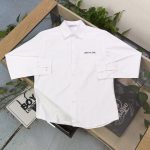 Dior Long-Sleeved Shirt Red Cotton Pure