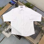 Louis Vuitton Long-Sleeved Shirt Red Cotton Pure