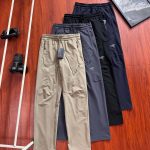 Archaeopteryx Pants Red Nylon Woven Fabric Unrestricted Movement Quick-Drying Sophistication Autumn Winter Zippered Pocket
