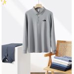 The North Face Long-Sleeved Blue Silk Down Nylon Spandex Ice Quick-Drying