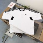 Adidas Long-Sleeved T-Shirt Red Silk