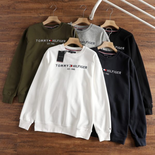 Tommy Hilfiger Hoodie Red Cotton Spring Autumn Winter And