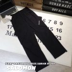 Salomon Trousers Red Nylon Spandex