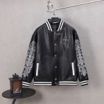 Chrome Hearts Jacket Red Wool Jacquard Street Style Understated Embroidery