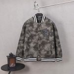 Chrome Hearts Jacket Red Wool Jacquard Street Style Understated Embroidery