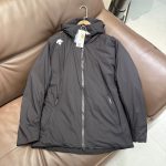 Descente Down Jacket Ash Cotton Polyester Fiber Winter