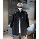 Chrome Hearts Outerwear Ash Denim Retro Wash