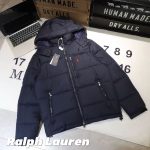 Ralph Lauren Down Jacket Ash Duck Nylon Fabric Embroidery