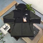 The North Face Jacket Red Fleece Street Style Streetwear Outdoor Functionality Winter Warm Patch Zippered Pocket