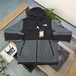 The North Face Jacket Red Fleece Street Style Streetwear Outdoor Functionality Winter Warm Patch Zippered Pocket