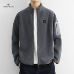 Stone Island Jacket Red Fleece Exquisite Workmanship Outdoor