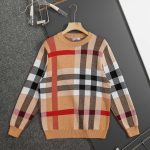 Burberry Sweater Red Jacquard Autumn Winter And
