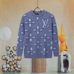 Louis Vuitton Cardigan Ash Wool Cashmere Jacquard