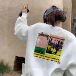 Stussy Hoodie Black Cotton Fleece Autumn