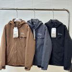 Jack Wolfskin Windbreaker Brown Down Spring Autumn Winter And