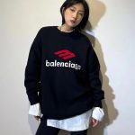 Balenciaga Sweater Red Autumn Winter And