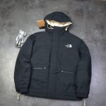 The North Face Cotton-Padded Coat Red Cotton Winter Zippered Pocket