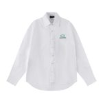 Balenciaga Long-Sleeved Shirt Red High-End Quality