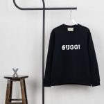 Gucci Short-Sleeved Shirts Black Cotton Pure Winter