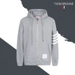 Thom Browne Coat Brown Cotton