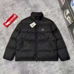 Balenciaga Down Jacket Ash Cotton Tear-Resistant Fabric
