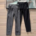 Descente Pants Black Quick-Drying Fabric Running Autumn Slim Fit