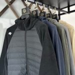 Descente Outerwear Green Cotton Duck Down Autumn Winter And