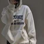 Nike Hoodie Red Cotton Fleece