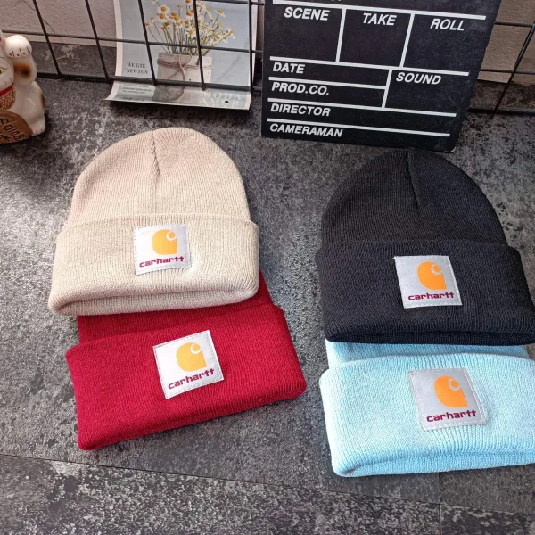 Carhartt Wool Hat Red Autumn Winter