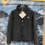 Archaeopteryx Outerwear Red Gore-Tex Goose Down Duck Nylon Knitted Fabric Adjustable Drawstring Embroidery Hidden Pocket Zippered