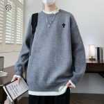 Chrome Hearts Sweater Red Knitted Fabric